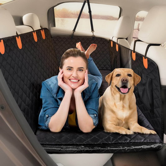 HallowTravel™ Hard Bottom Dog Car Seat Protector