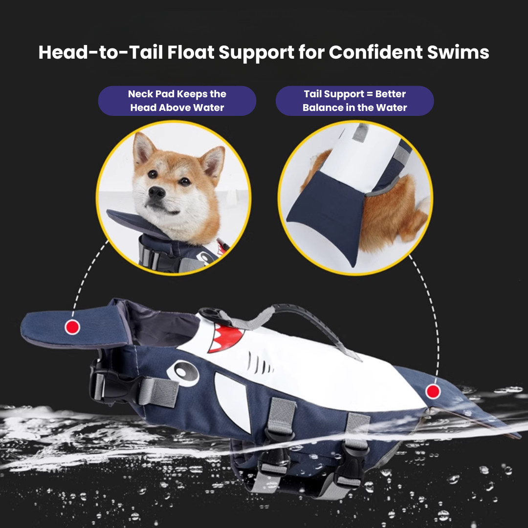SharkSafe™ Dog Life Jacket