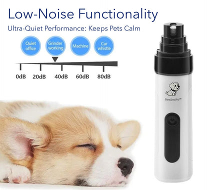 SilentGrind Pro™ Electric Pet Nail Grinder